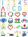 3D set de construcție pentru copii creativi de la 3 ani Piese de conectare din plastic colorat în formă de fulgi Modele plate și spațiale Ambalaj 400 5
