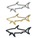 3D Shark Emblem for Car Body Decoration with Three-Dimensional Outline Adhesive Layer on the Back Size 7.8 x 3.7 cm 5