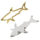 3D Shark Emblem for Car Body Decoration with Three-Dimensional Outline Adhesive Layer on the Back Size 7.8 x 3.7 cm 8
