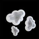 3D Silicone Cloud Mould for Creating Decorations Smooth Surface for Easy Product Removal Simple Cleaning Translucent Material 5