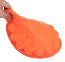 3D silikonowa forma na bábkę w kształcie słonecznika Wypukły wzór płatków kwiatów Elastyczny silikon do pieczenia Wymiary 23,5 x 5 cm 4