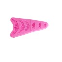 3D szilikon forma rózsa mintával Három különálló virág és három virággirland Könnyű kiemelés Méretek: 13 x 6,5 cm Hőállóság 230 °C-ig 4