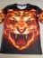 3D-T-Shirt für Herren mit Aufdruck – Tiger – Langarm 2