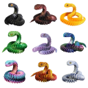 3D-tryckt böjlig orm 30 cm Rörlig figur dekoration Flexibel leksak Realistisk design Samlardekoration leksak 1