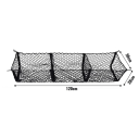 3dílný síťový organizér do kufru auta 120 x 28 x 30 cm Polyester Praktický úložný box na příslušenství Úspora místa Cestovní doplněk 2