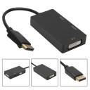 3v1 Αντάπτορας DisplayPort αρσενικό σε HDMI VGA DVI θηλυκός Μετατροπέας Έξοδος βίντεο 1080p Για οθόνη, προτζέκτορα και κάρτα γραφικών 2