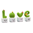 4 buc/să mini simulare a cactușilor suculenți în motivul LOVE Decorațiuni pentru mașină Plante artificiale realiste Ozdobe interioare Accesorii auto 1