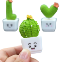 4 buc/să mini simulare a cactușilor suculenți în motivul LOVE Decorațiuni pentru mașină Plante artificiale realiste Ozdobe interioare Accesorii auto 2