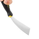 4 db rozsdamentes acél glettelő készlet 5–12,5 × 20,3 cm ergonomikus fogantyúval fekete-sárga tisztítóeszköz 3
