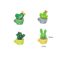 4 db/szett mini szimulációs pozsgás kaktuszok Autódísz Realisztikus műnövények Belső dekorációk Eredeti autó kiegészítők 4