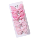 4 ks třpytivé motýlí sponky do vlasů Dámské a dívčí flitrové mašle Moderní roztomilé vlasové doplňky Pokrývky hlavy pro děti Polyester 1
