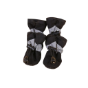 4 paires de bottes pour chiens imperméables taille S pour chiens de 1,5 à 2,5 kg Bottes de protection pour chiens Contre la chaleur, le froid, le sel et les blessures Chaussures de sécurité pour petits chiens 3