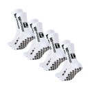 4 pares de calcetines de fútbol unisex hasta la rodilla EUR 39-45, calcetines deportivos antideslizantes y transpirables de entrenamiento 2