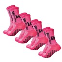 4 pares de calcetines de fútbol unisex hasta la rodilla EUR 39-45, calcetines deportivos antideslizantes y transpirables de entrenamiento 5