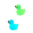 4 pcs Glow in the Dark Shoe Decorations with Duck Design Fashion Accessories for Trainers and Footwear Cute Ornaments Luminous Effects 3