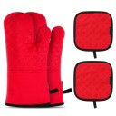 4 pcs Oven Gloves and Kitchen Mats 7