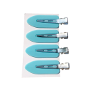 4 pcs Pinces à cheveux Accessoires capillaires stylés Pinces adorables pour filles Pinces à cheveux colorées Accessoires capillaires pratiques pour enfants 3