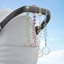 4 pcs Silicone Chain for Pacifiers and Toys Various Sizes and Colours For Hanging on Prams and Cots Secure Attachment of Bottles and Other Items 2