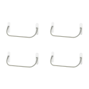 4 pcs support mural adhésif pour chaussures 27 x 9 cm Porte-chaussures pratique en matériau PP pour gagner de la place à la maison et organiser 6