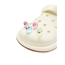 4 piezas de adornos para zapatos que brillan en la oscuridad con motivo de pato Accesorios de moda para zapatillas y zapatos Decoraciones lindas 2
