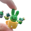 4 pz/set mini simulazione di cactus succulenti Decorazione per auto Piante artificiali realistiche Decorazioni per interni Accessori originali per auto 5