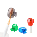 4 st Skyddskåpa för tandborste 4,5 x 4,5 cm Plastisk hygienisk förpackning Mixade färger Reseskydd för tandborstens huvud 2