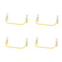 4 Stück selbstklebende Wandhalterung für Schuhe 27 x 9 cm Praktischer Schuhhalter aus PP-Material zur Platzersparnis im Haushalt und zur Organisation 7