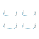 4 stuks zelfklevende wandhouder voor schoenen 27 x 9 cm Praktische schoenenhanger van PP-materiaal voor ruimtebesparing in huis en organisatie 5