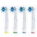 4 uds Cubiertas para cabezales de cepillo de dientes Resistentes al polvo Compatibles con Braun Oral-B Cepillo eléctrico 4