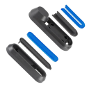 4 unidades de refletores com capa preta para trotinete elétrica Xiaomi Mi 1S Pro 2 M365 Mi 3 Pro 98 x 29 mm + 10 parafusos 2