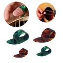 4 unidades Set de pua de guitarra de celuloide Diferentes grosores y colores Púas de juego para guitarra acústica y eléctrica 4