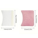 40 pezzi di adesivi in idrogel per occhi 3,5 x 4,5 cm Pad monouso per allungamento ciglia Cotone non tessuto Cuscinetti protettivi traspiranti 4