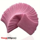 40 stuks Hydrogel oogpads 3,5 x 4,5 cm Wegwerp pads voor wimperextensions Niet-geweven katoen Ademend beschermende kussentjes 7