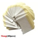 40 stuks Hydrogel oogpads 3,5 x 4,5 cm Wegwerp pads voor wimperextensions Niet-geweven katoen Ademend beschermende kussentjes 8