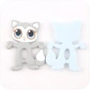 Babybitring i form av en kattunge J874 9