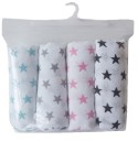 Fraldas de muselina para bebés 4 pcs 2