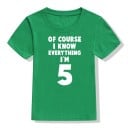 Camiseta de cumpleaños infantil B1468 5
