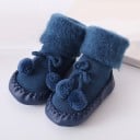 Calcetines infantiles con suela dura y cuentas 5