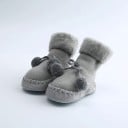 Calcetines infantiles con suela dura y cuentas 8