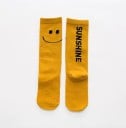 Calcetines infantiles con cara sonriente 3