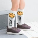 Calcetines infantiles con cara sonriente 5