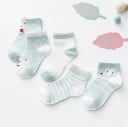 Calcetines infantiles con animales - 5 pares 2
