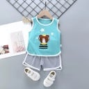 Camiseta de tirantes y pantalón corto infantil L1149 4