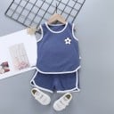 Camiseta de tirantes y pantalón corto infantil L1149 11