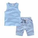 Camiseta sin mangas y pantalones cortos para niños L1154 13