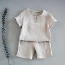 Camiseta y pantalón corto infantil L1184 1