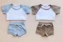 Camiseta y pantalón corto infantil L1185 4