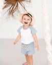 Camiseta y pantalón corto infantil L1185 6