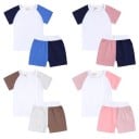 Camiseta y pantalones cortos para niños L1497 7