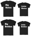 Barn T-shirt för syskon B1593 10